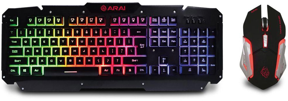 7328aa GAMING Set &Pi;&lambda;&eta;&kappa;&tau;&rho;&omicron;&lambda;ό&gamma;&iota;&omicron; &kappa;&alpha;&iota; mouse ARAI